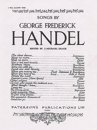 G.F. Handel: I Will Magnify Thee