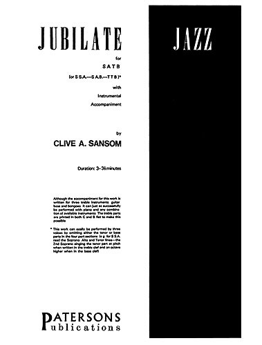 Clive Sansom: Jubilate Jazz