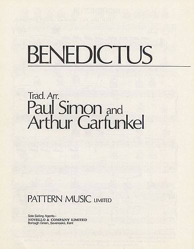 Simon And Garfunkel: Benedictus