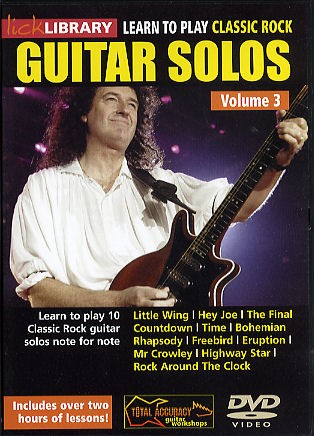 Lick Library: Learn To Play Classic Rock Guitar Solos Volume 3