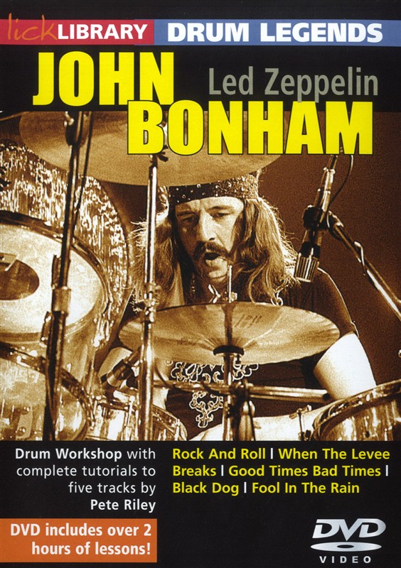 Lick Library: Drum Legends - John Bonham Techniques (DVD)