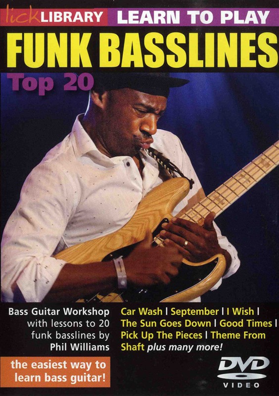 Lick Library: Learn To Play Funk Basslines - Top 20