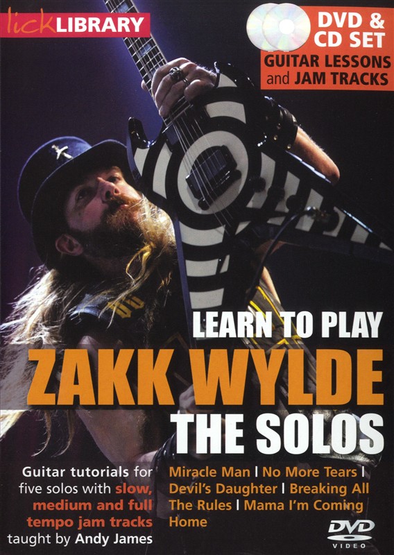 Lick Library: Learn To Play Zakk Wylde - The Solos