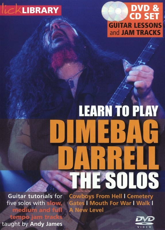 Lick Library: Learn To Play Dimebag Darrell - The Solos
