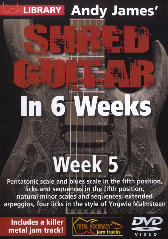 Lick Library: Andy James' Shred Guitar In 6 Weeks - Week 5