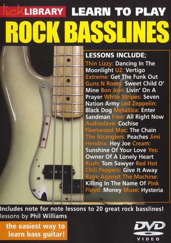 Lick Library: Learn To Play Rock Basslines