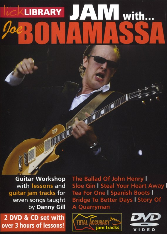 Lick Library: Jam With Joe Bonamassa (2 DVD & CD Set)