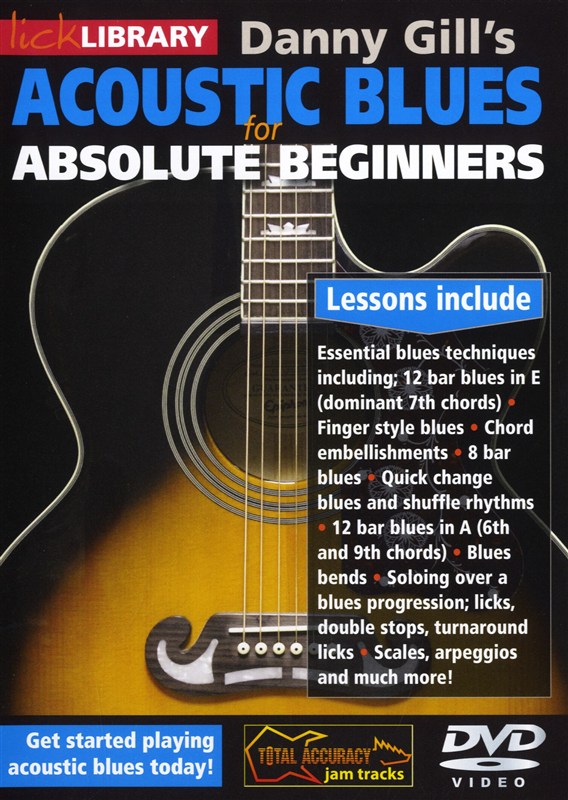 Lick Library: Acoustic Blues For Absolute Beginners