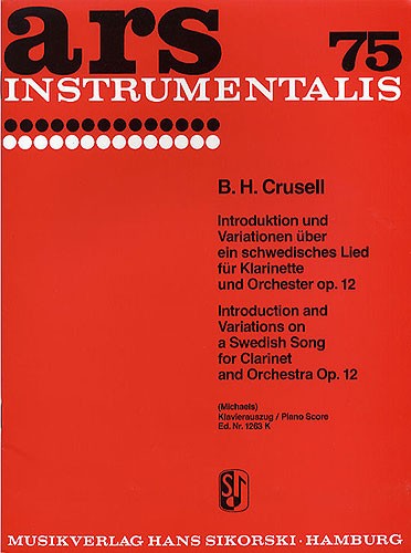 Bernhard Henrik Crusell: Introduction And Variations Op. 12 (Piano Score)