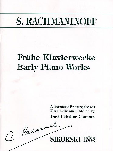 Sergei Rachmaninov: Early Piano Works