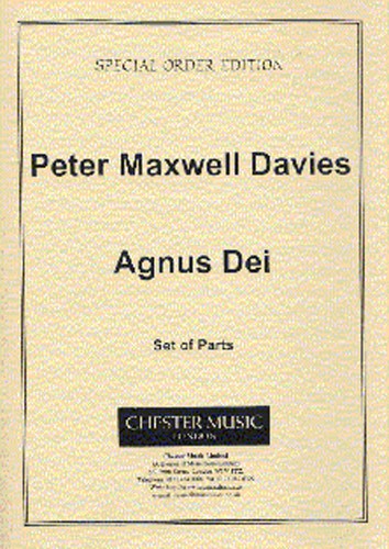 Peter Maxwell Davies: Agnus Dei Parts