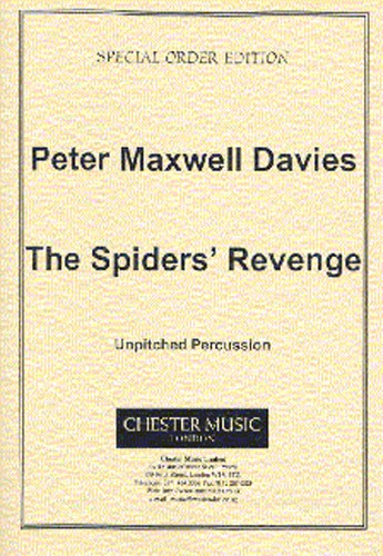 Peter Maxwell Davies: The Spiders' Revenge Unpitched Percussion Part