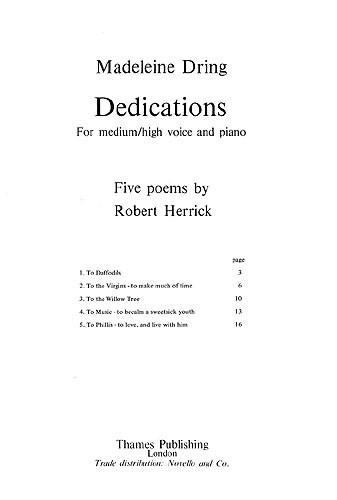 Dedications (Medium/High)