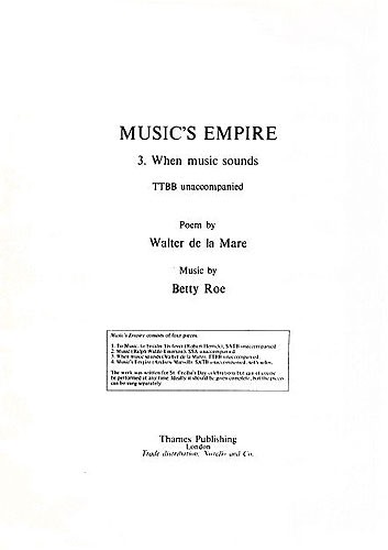 Betty Roe: When Music Sounds (Music's Empire)