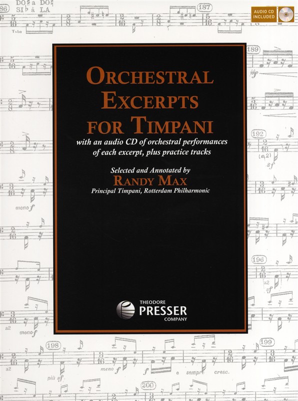 Randy Max: Orchestral Excerpts For Timpani