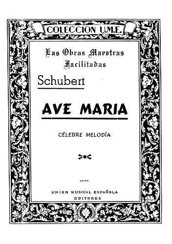 Schubert: Ave Maria Facil for Organ