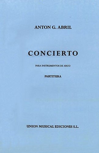 Abril, Ag Concierto Para Instrumentos De Arco M/s