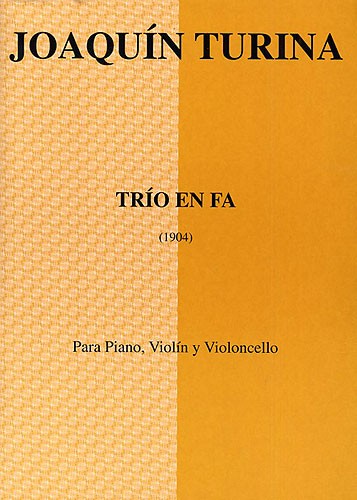 Joaquin Turina: Trio En Fa (Score/Parts)