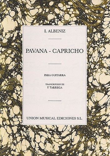 Albeniz Pavana Capricho (tarrega) Guitar