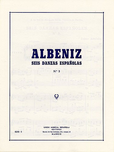 Albeniz Danza Espanola No.3 Piano