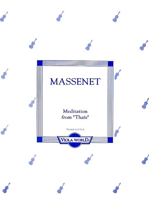 Jules Massenet: Meditation (Thais) (Viola)