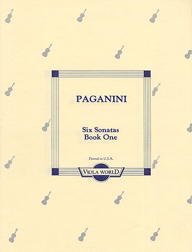 Niccolo Paganini: Six Sonatas Book 1 (1-3)