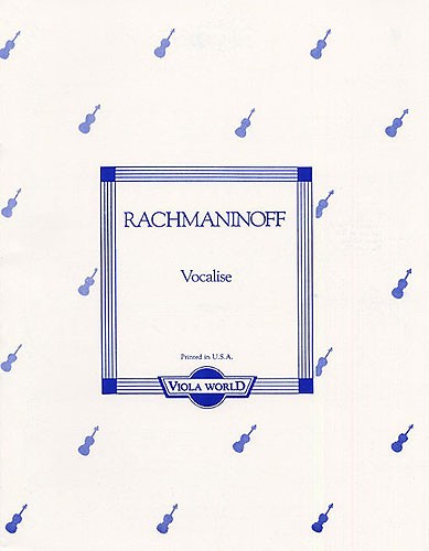 Sergei Rachmaninoff: Vocalise (Viola/Piano)