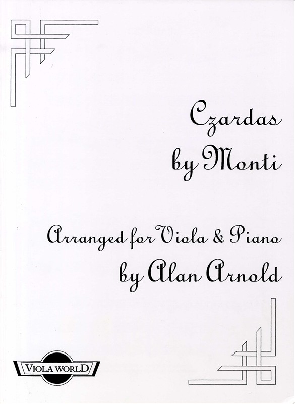 Vittorio Monti: Czardas (Viola And Piano)