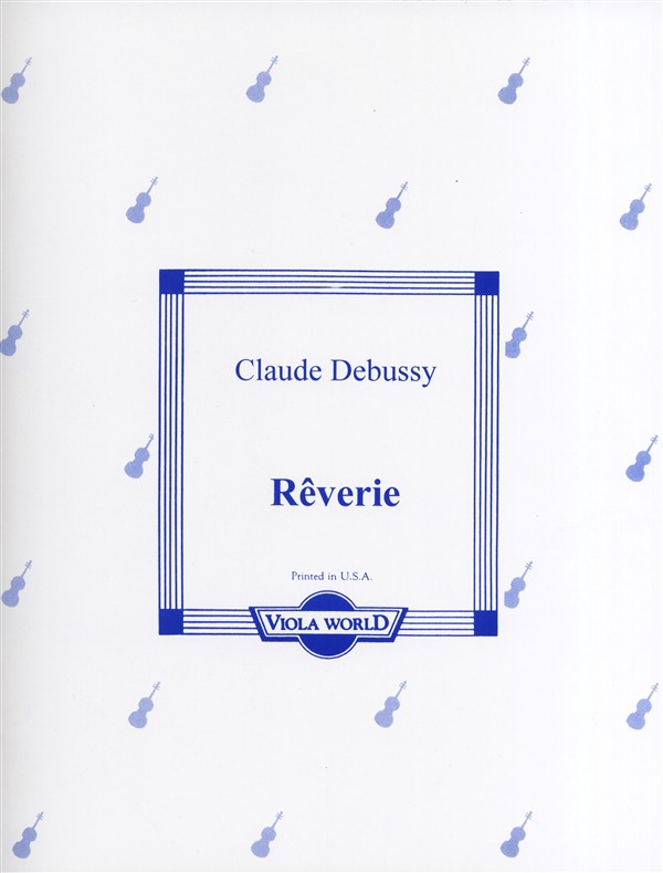 Claude Debussy: Rverie - Viola/Piano