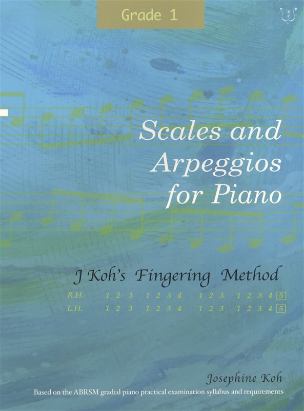 Josephine Koh: Scales And Arpeggios For Piano - Fingering Method (Grade 1)