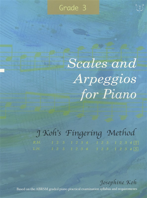 Josephine Koh: Scales And Arpeggios For Piano - Fingering Method (Grade 3)