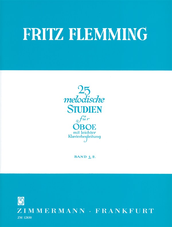 Flemming: 25 Melodic Studies Oboe Book 1