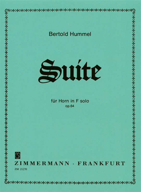 Bertold Hummel: Suite Op.64