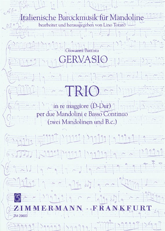 Gervasio: Trio D Major
