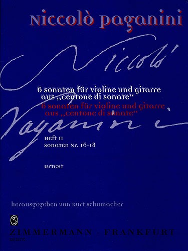 Niccolo Paganini: Centone Di Sonate Volume 2 (Violin/Guitar)