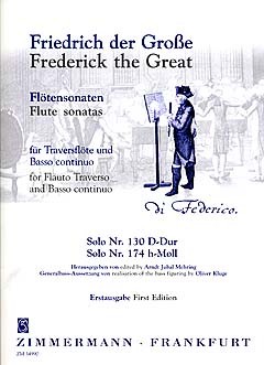 Frederick The Great: 2 Solo Sonatas Nos 130 + 174