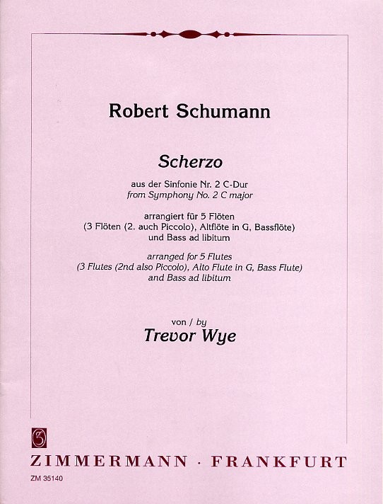 Robert Schumann: Scherzo (Symphony No.2 In C) - Flute Quintet