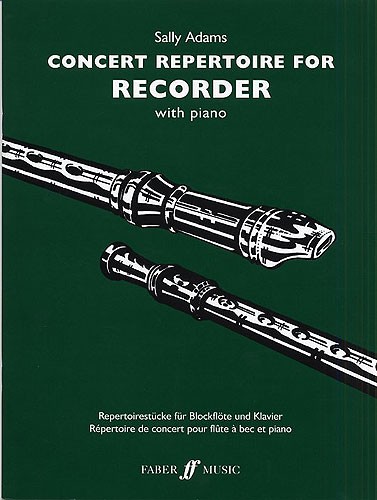 Sally Adams: Concert Repertoire For Recorder