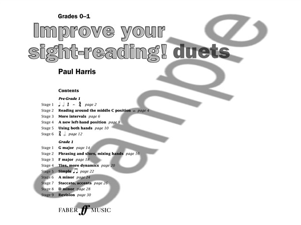 Harris Paul: Improve Your Sight Reading Piano Duet Grades 0-1