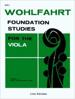 Wohlfahrt Foundation Studies For The Viola Volume 2: Book And DVD