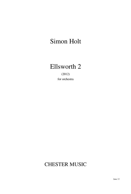 Simon Holt: Ellsworth 2