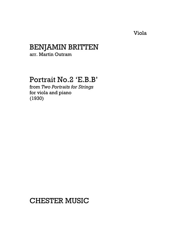 Benjamin Britten: Portrait No.2 'E.B.B' (Viola/Piano)