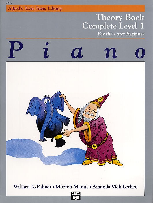 Alfred's Basic Piano Library Theory Book Complete 1