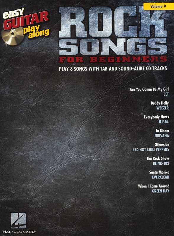 Easy Guitar Play-Along Volume 9: Rock Songs For Beginners