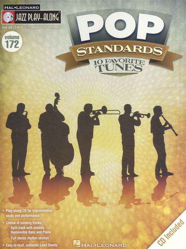 Jazz Play-Along Volume 172: Pop Standards - 10 Favorite Tunes