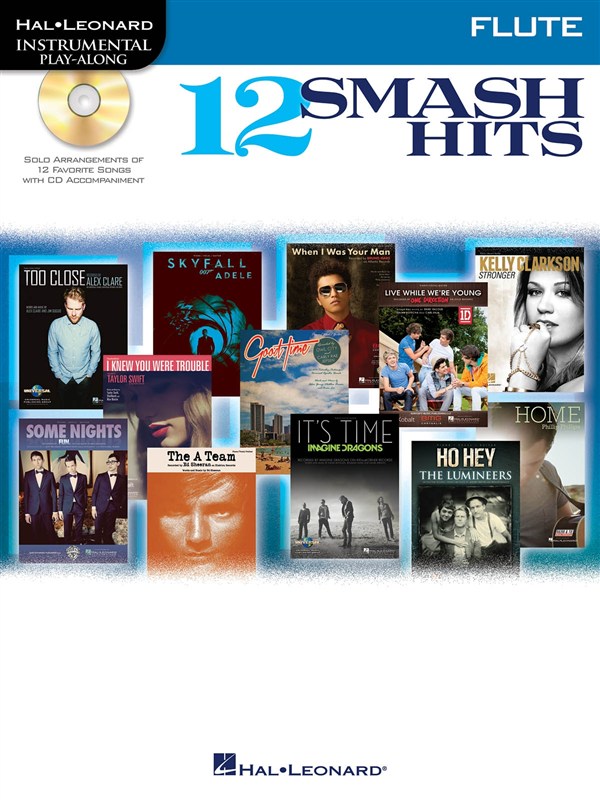 Hal Leonard Instrumental Play-Along: 12 Smash Hits (Flute)