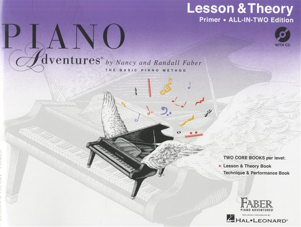 Piano Adventures: Lesson And Theory Book - Primer Level All In Two Edition