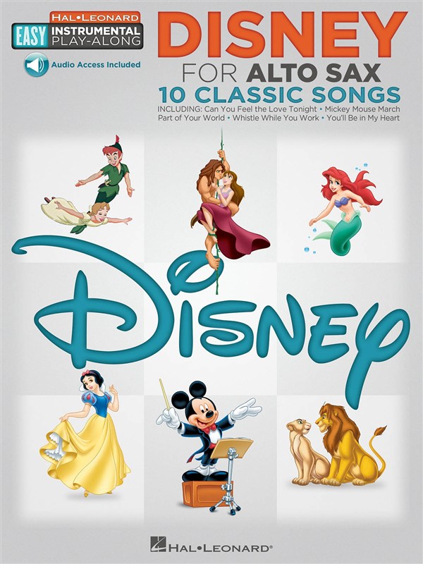 Alto Sax Easy Instrumental Play-Along: Disney