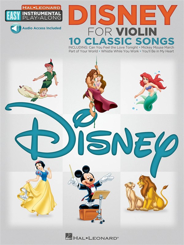 Violin Easy Instrumental Play-Along: Disney