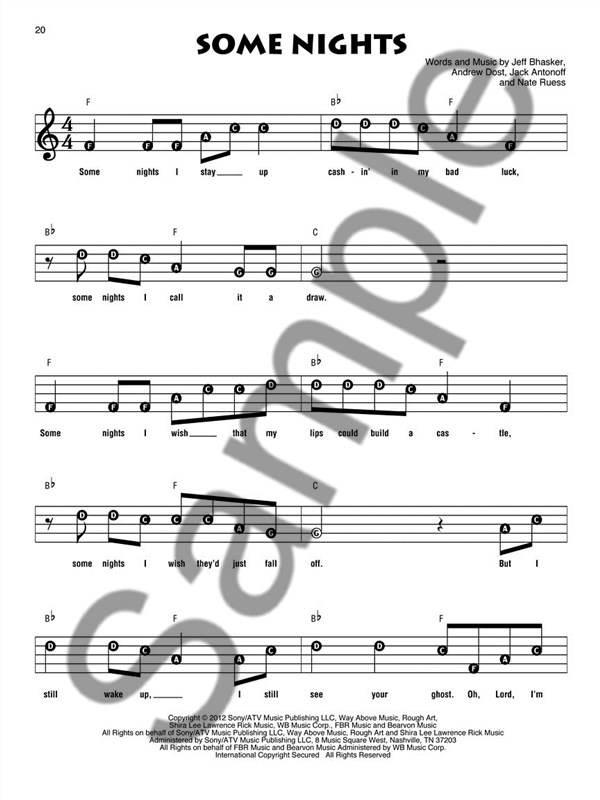 Recorder Fun!: Top Hits - With Easy Instructions & Fingering Chart